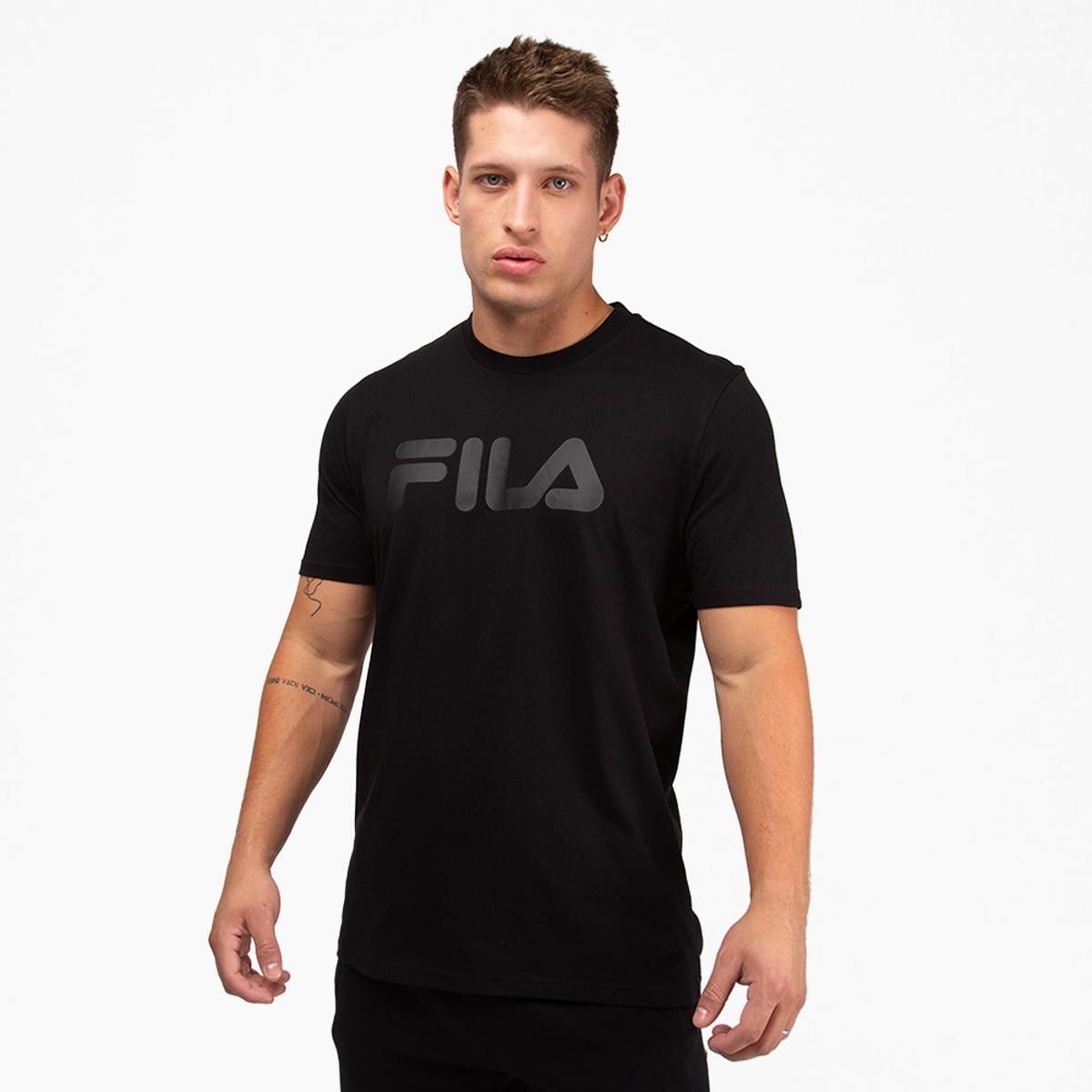 FILA - Polera Fila Letter Premium III Hombre Negro
