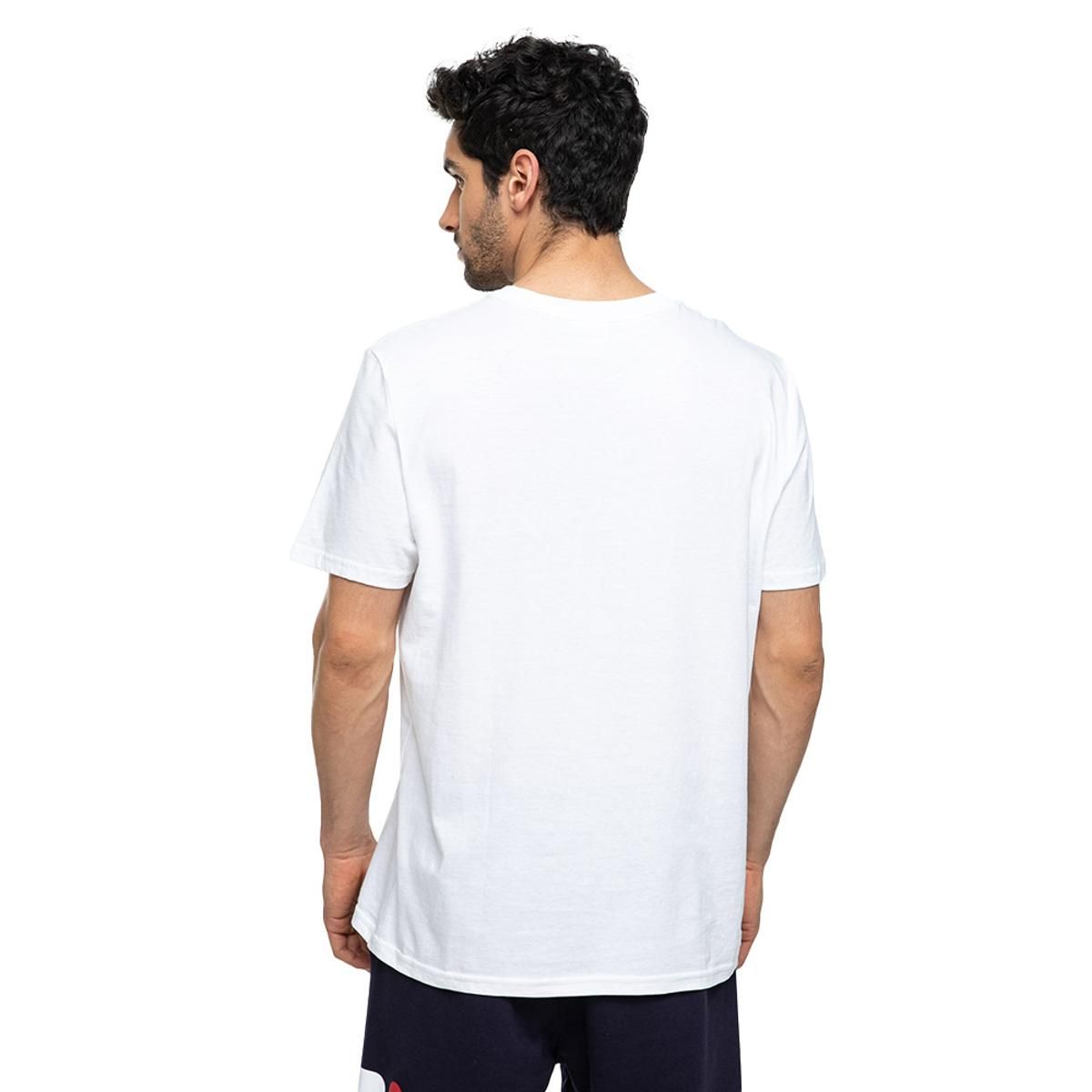 FILA - Polera Fila Letter Outline Hombre Blanco