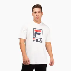 FILA - Polera Letter Premium II Hombre Blanco