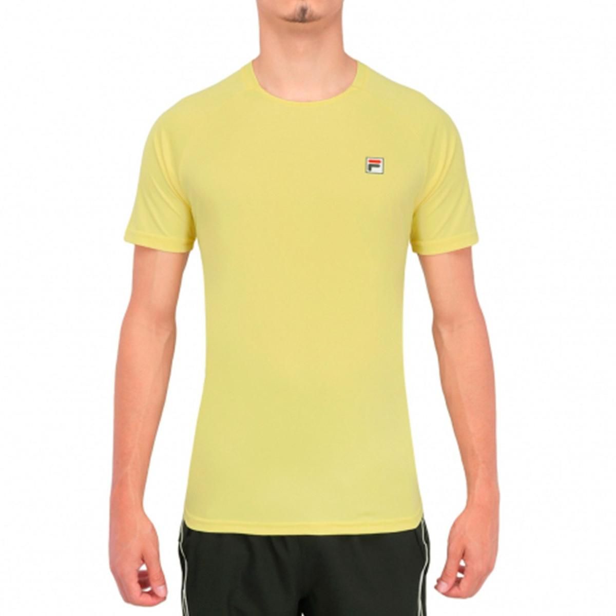 FILA - Polera Fila F-Box Rib Hombre Amarillo