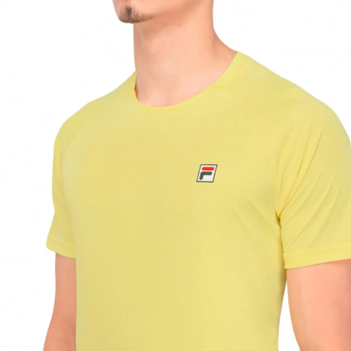 FILA - Polera Fila F-Box Rib Hombre Amarillo