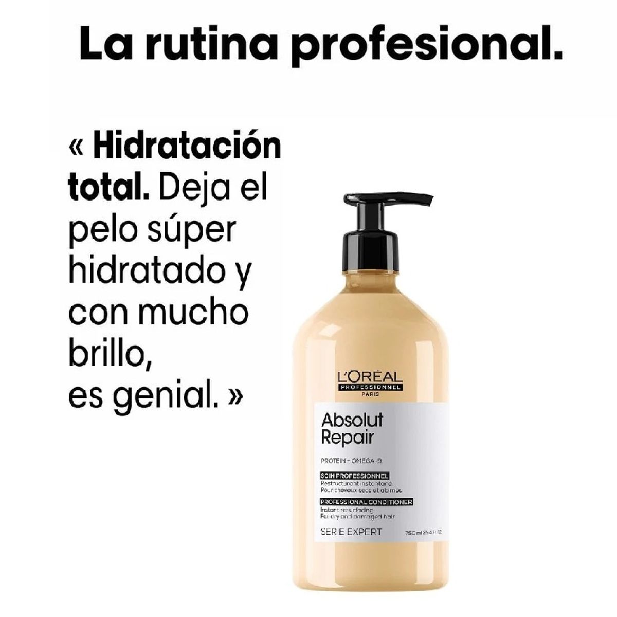LOREAL PROFESSIONNEL - Acondicionador Loreal Absolut Repair 750ml