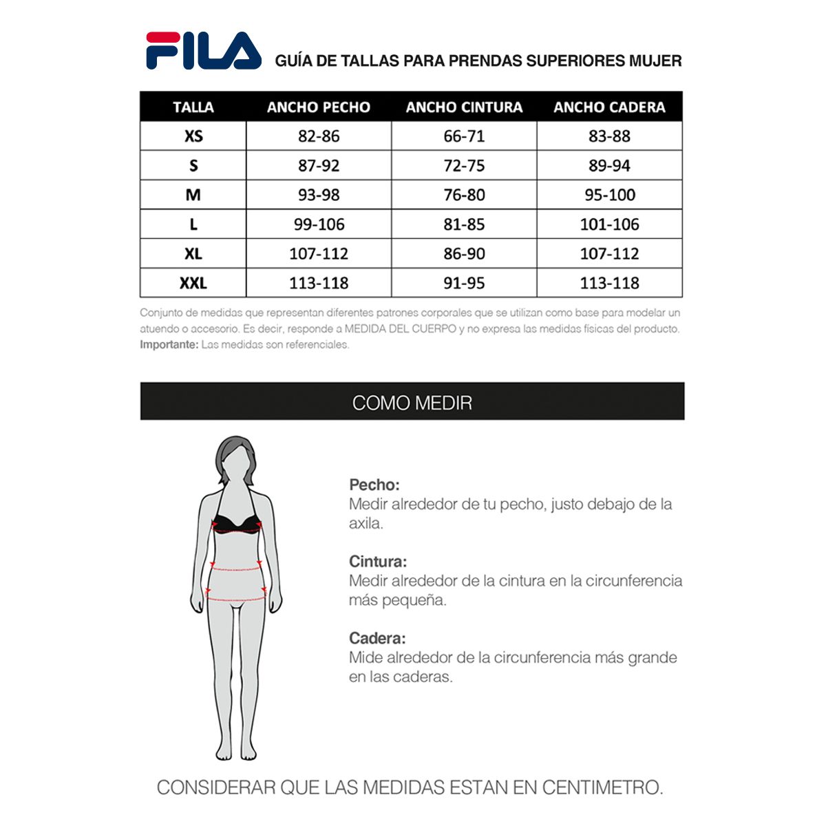 FILA - Polera Fila Essential Training Mujer Negro