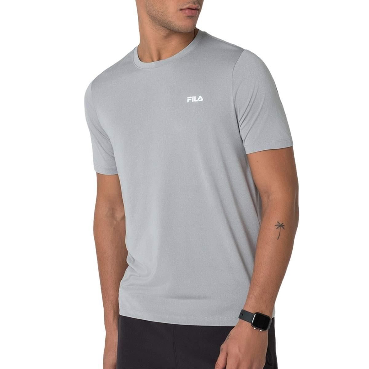 FILA - Polera Fila Sport Melange Lux Hombre Gris