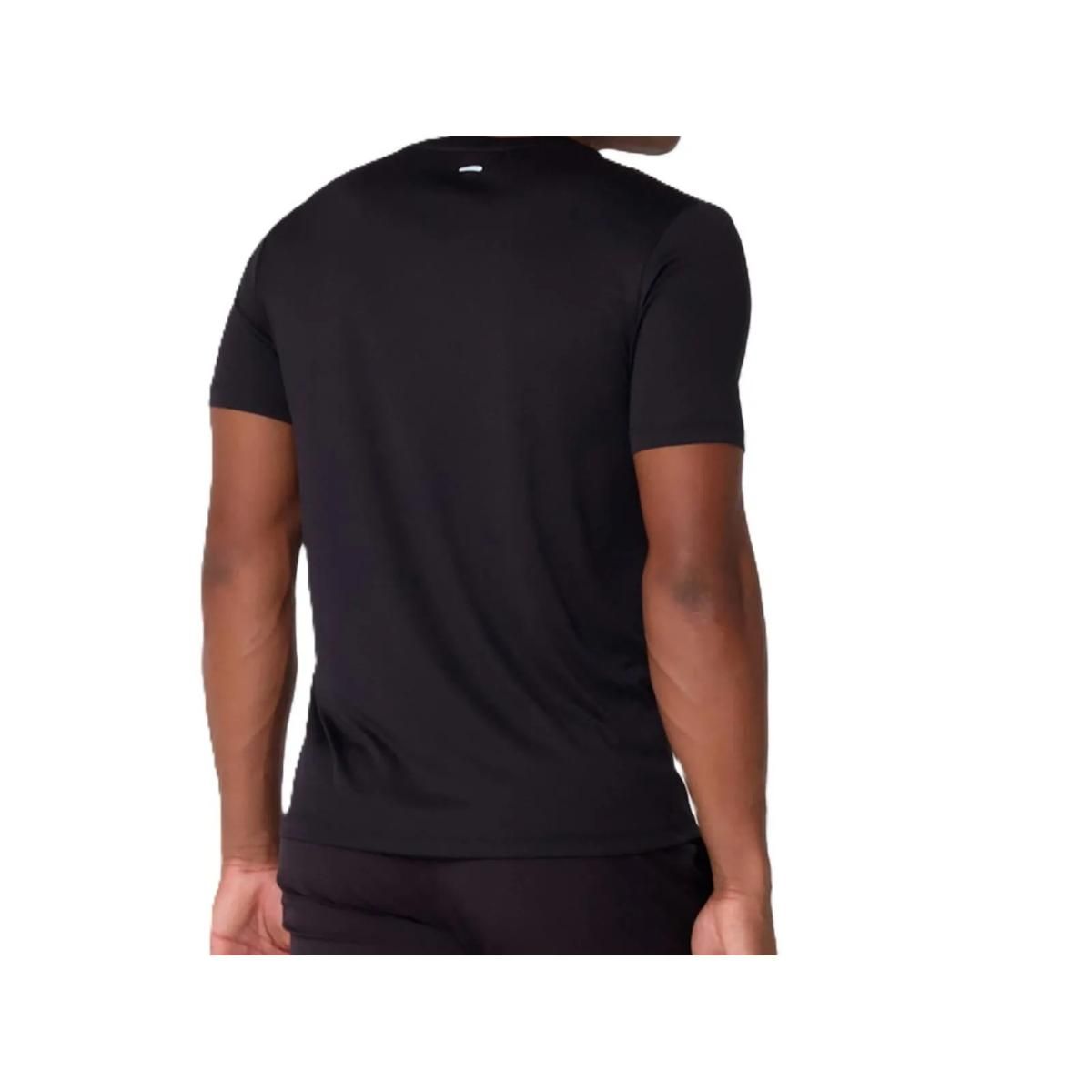 FILA - Polera Fila Run Reflective  Hombre Negro