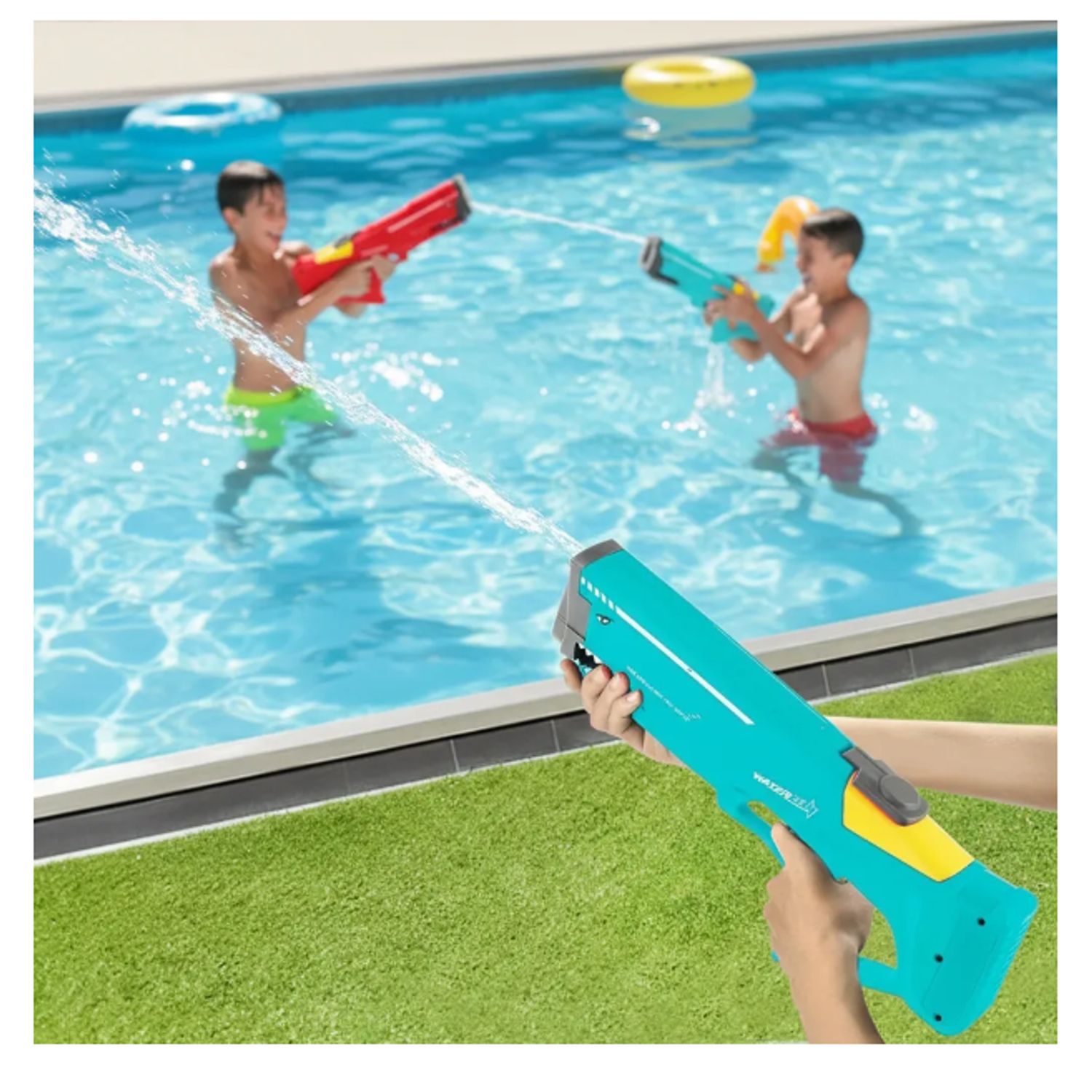 Pistola De Agua Eléctrica Potente Con Alcance De 16m | Envío gratis