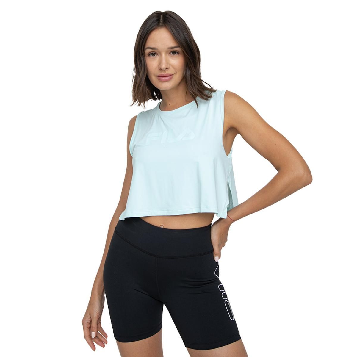 FILA - Polera Fila Performance Mujer Azul