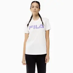 FILA - Polera Letter Premium II Mujer Blanco