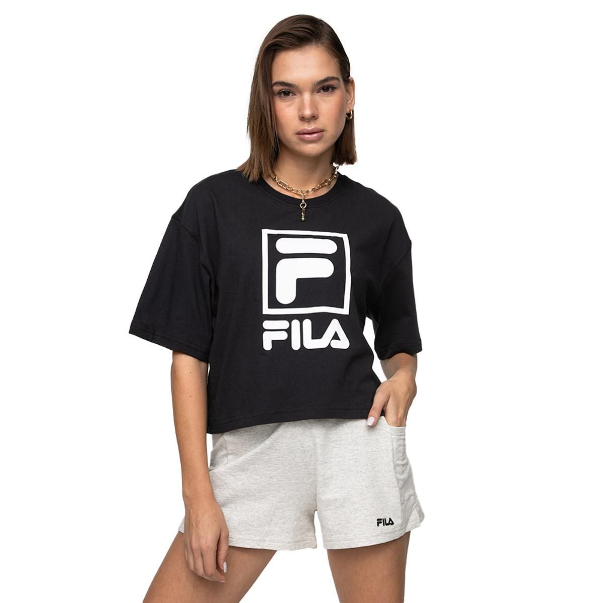 FILA - Polera Fila Stack New Mujer Negro