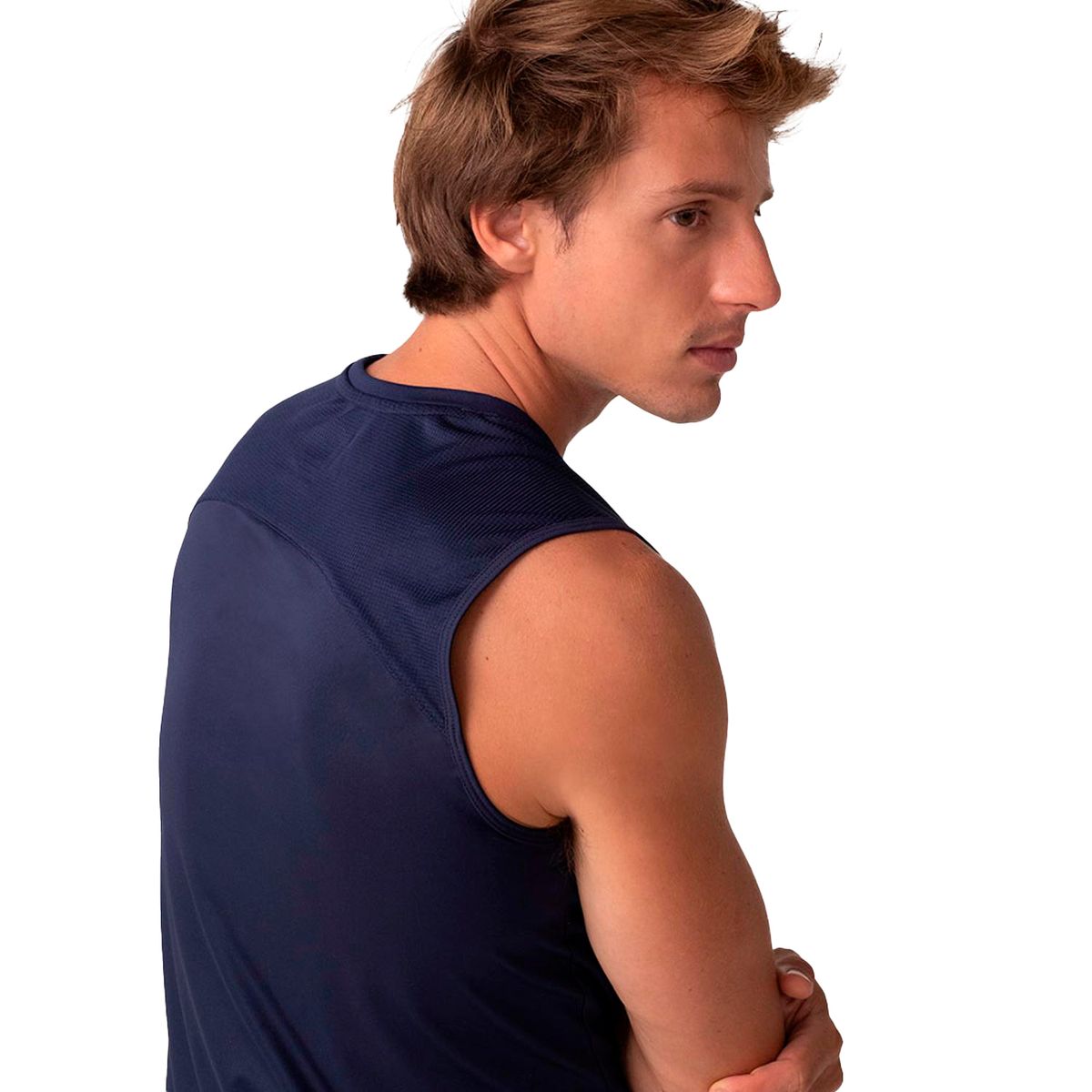 FILA - Polera Fila Grid S/M Hombre Azul