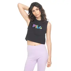 FILA - Polera Letter I S/M Mujer Negro
