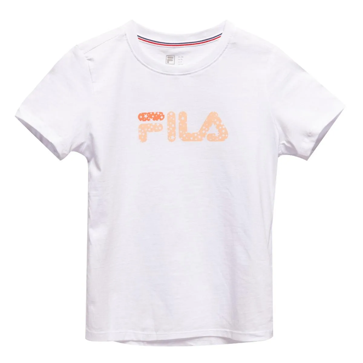 FILA - Polera Fila Letter Fun Niños Blanco
