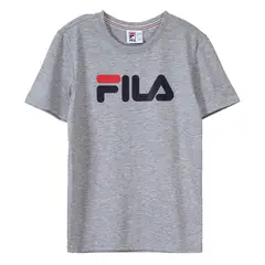 FILA - Polera Letter Niños Gris