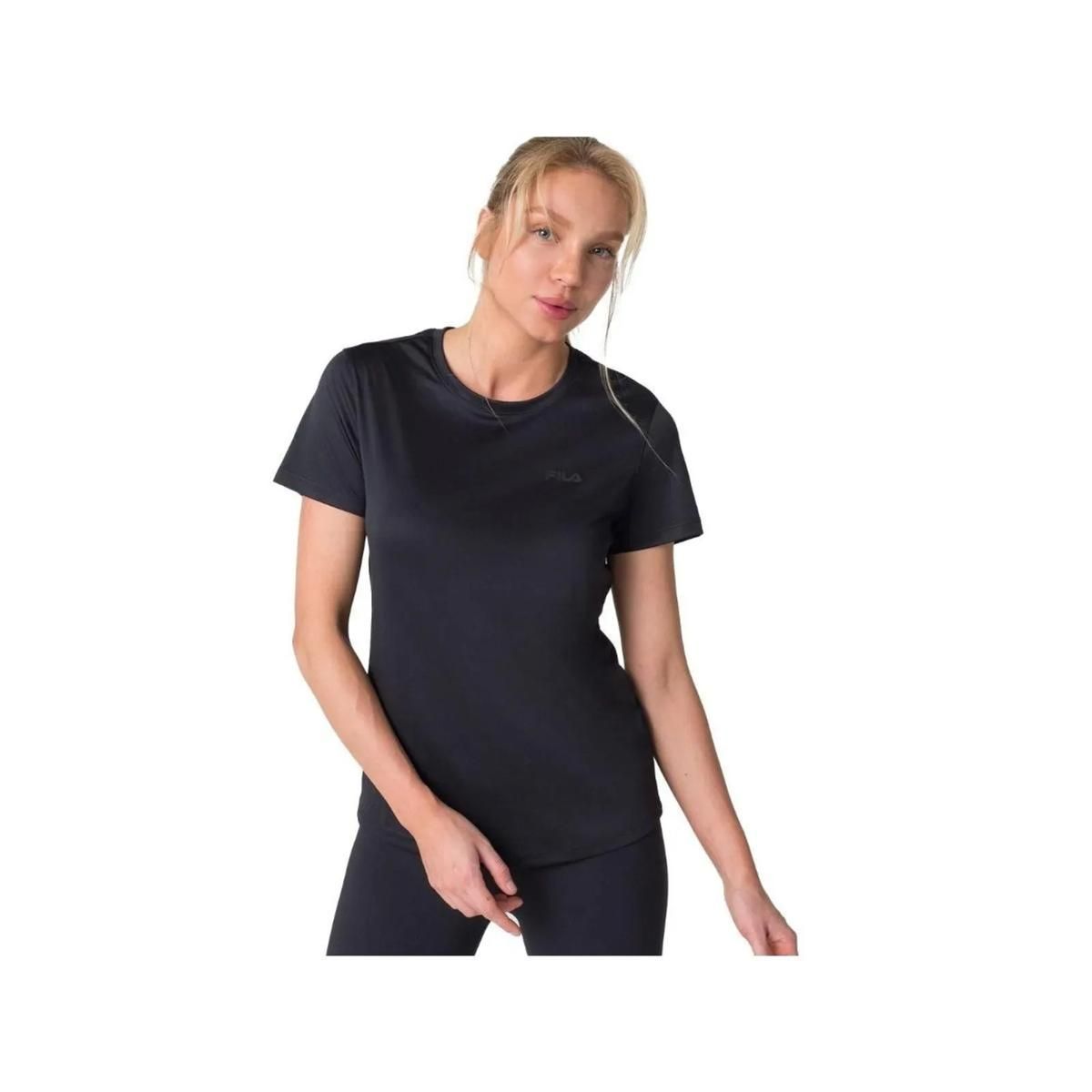 FILA - Polera Fila Basic Sports III Mujer Negro
