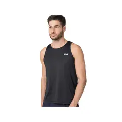 FILA - Polera Basic Sports II S/M Hombre Negro