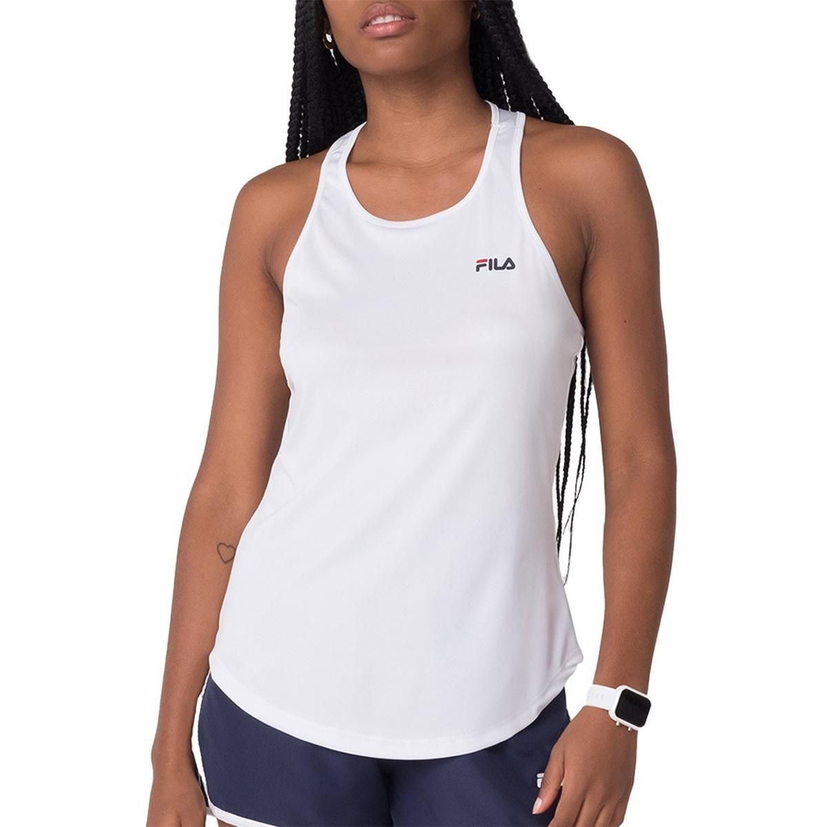 FILA - Polera Fila Basic Sports III Mujer Blanco