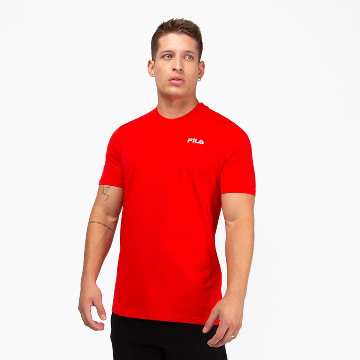FILA - Polera Fila Classic Hombre Rojo