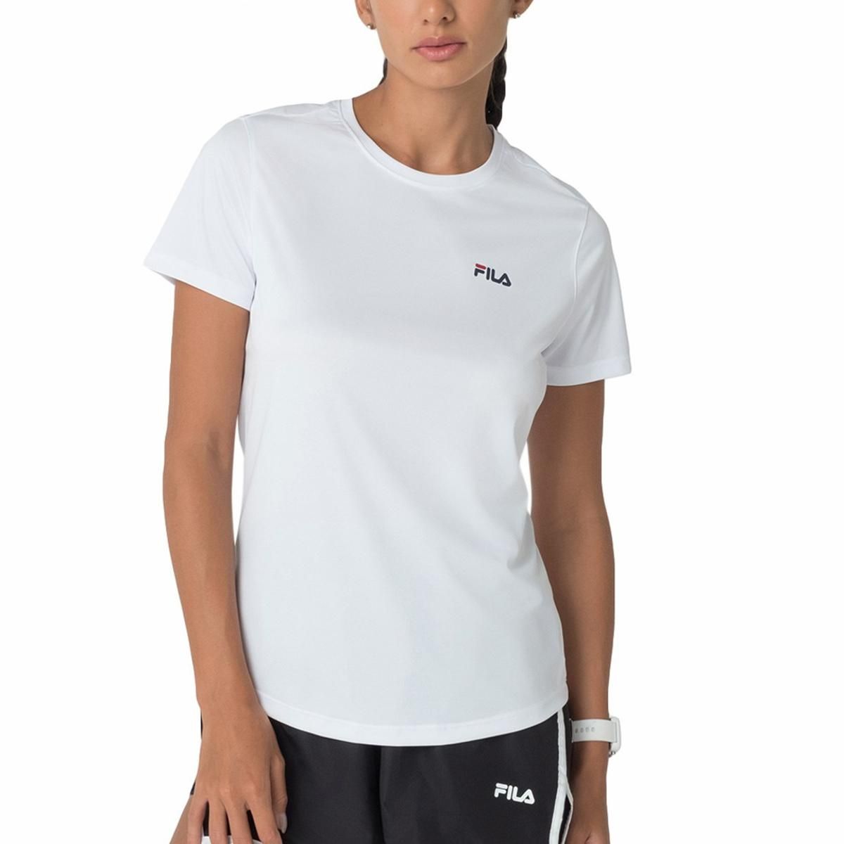 FILA - Polera Fila Basic Sports III Mujer Blanco