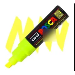 UNI POSCA - POSCA MARCADOR ACRILICO 8K AMARILLO FLUOR