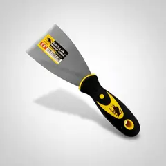 METALFER - Espátula Mango Goma 2.5 Pulgadas