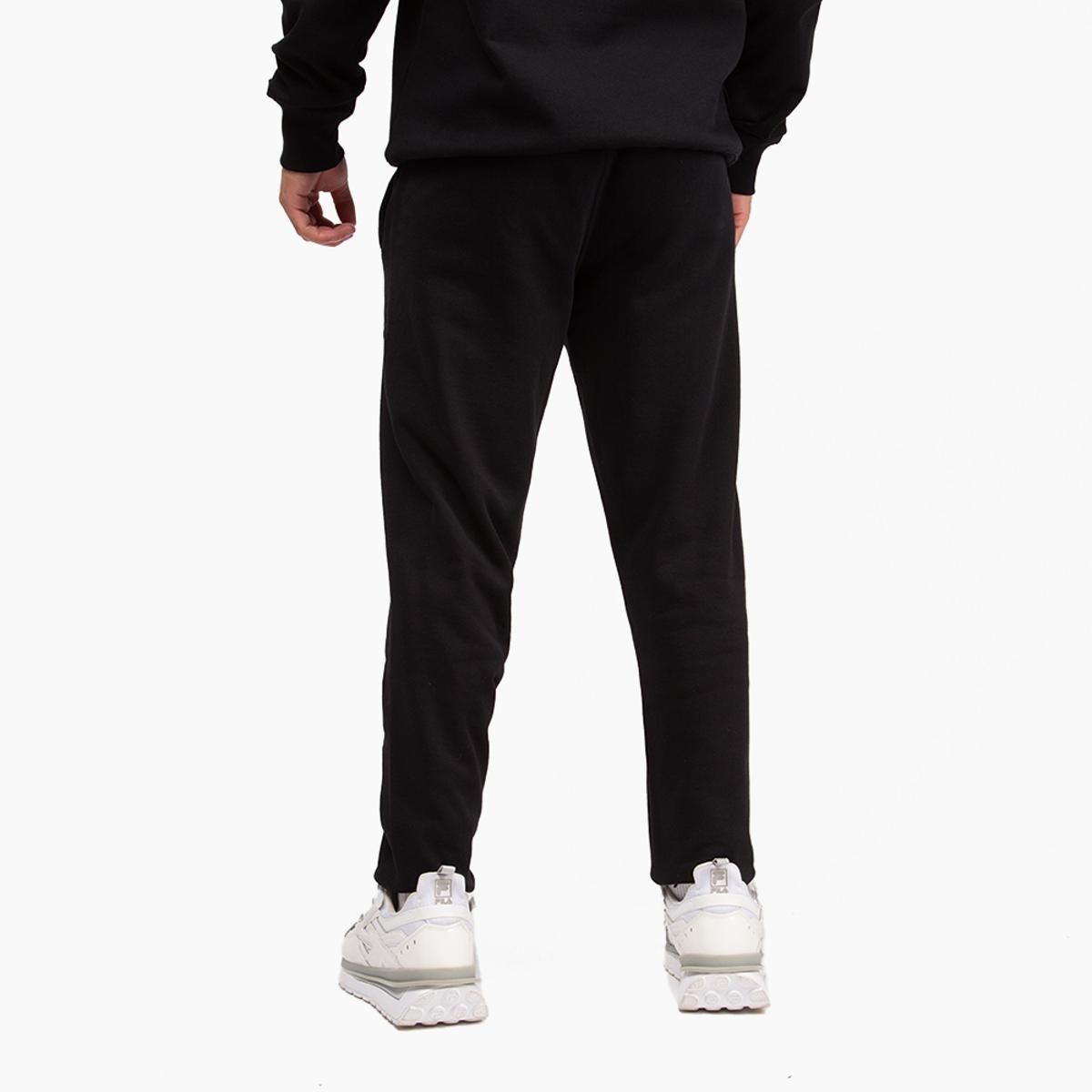 FILA - Pantalón Fila Jogger Letter Hombre Negro