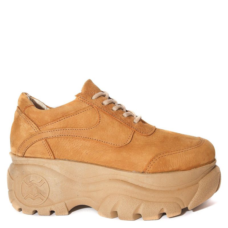 BAMISPIES - Zapatilla Urbana De Cuero Mujer