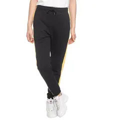 FILA - Pantalón Block Color Basic Mujer Negro