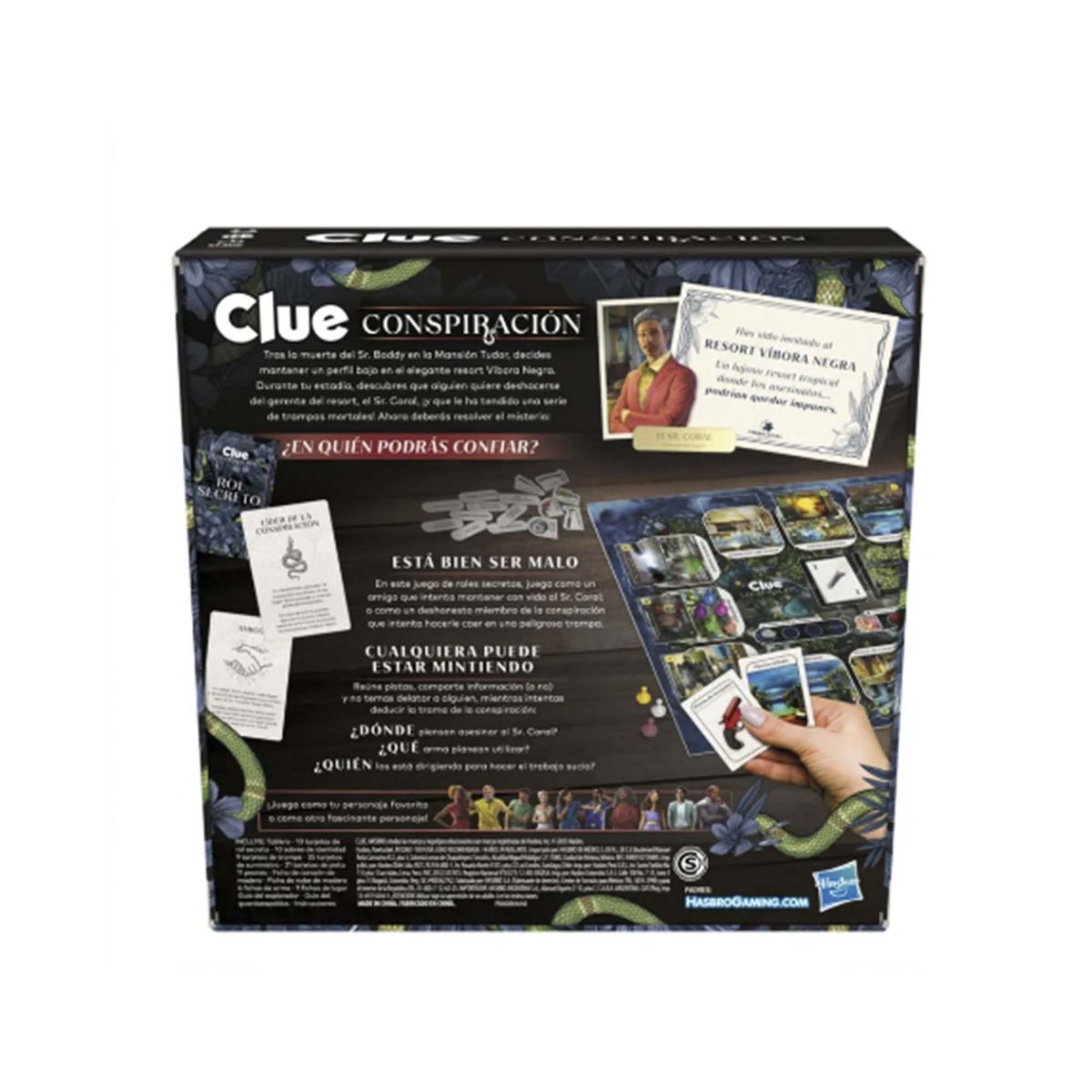 GENERICO - Juego de Mesa Conspiracion Clue