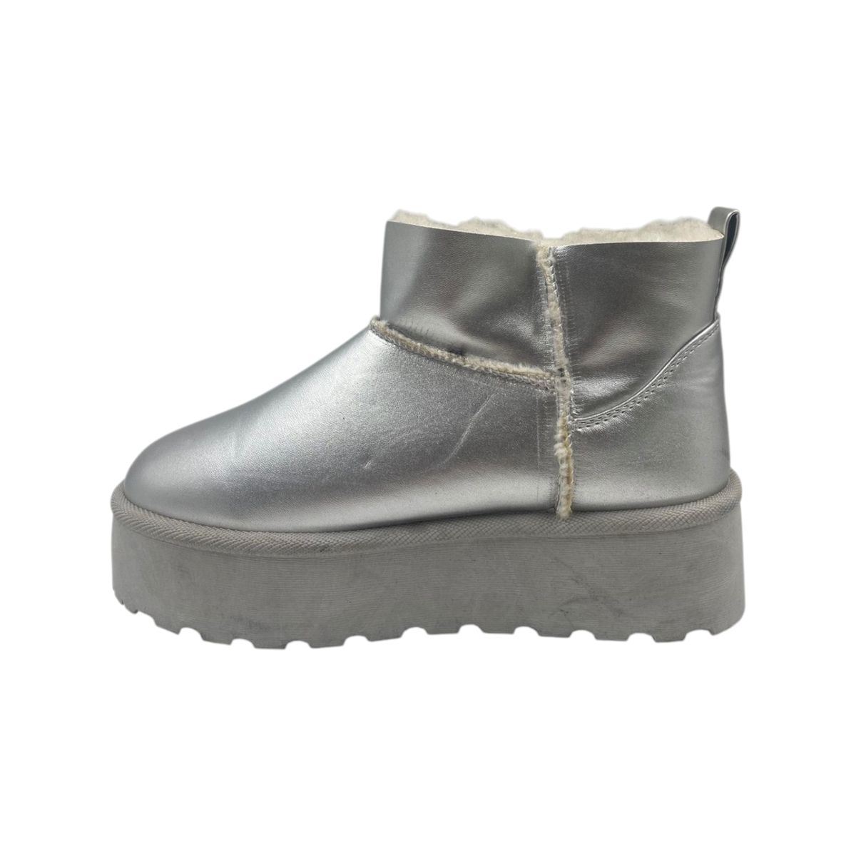 HERIEL - Pantubota Plateada Mujer
