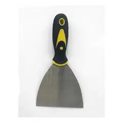 METALFER - Espátula Mango Goma 4 Pulgadas