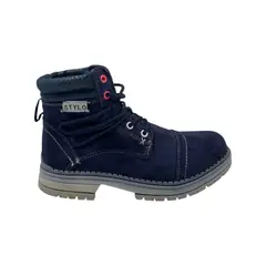 HERIEL - Botin Azul Bajo Mujer