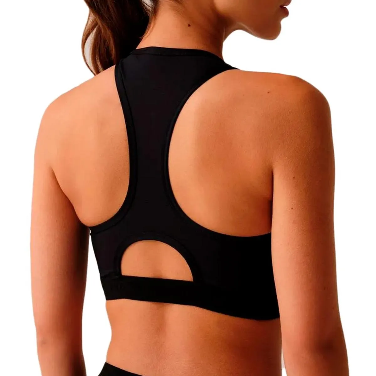 FILA - Top Fila Train Long Elastic Mujer Negro