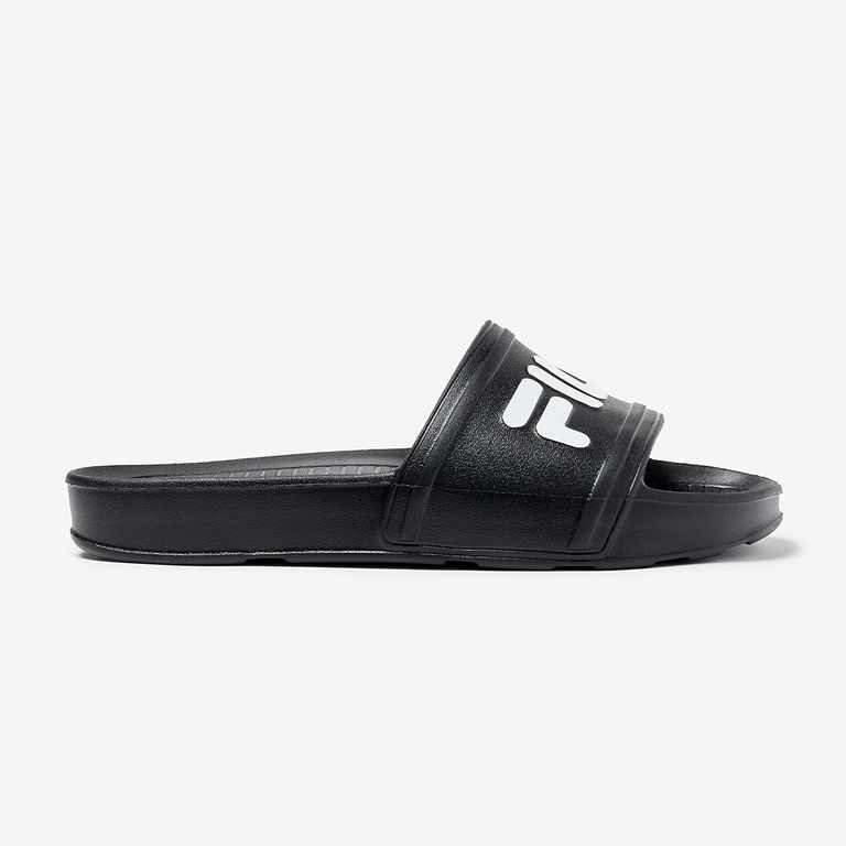 Sandalia Action Slide Mujer Negro