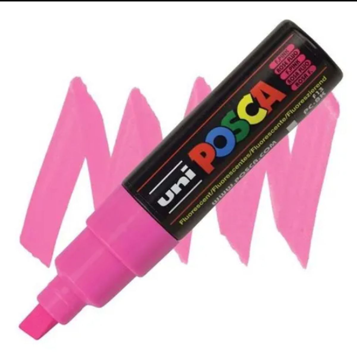 UNI POSCA - POSCA MARCADOR ACRILICO 8K ROSA FLUOR