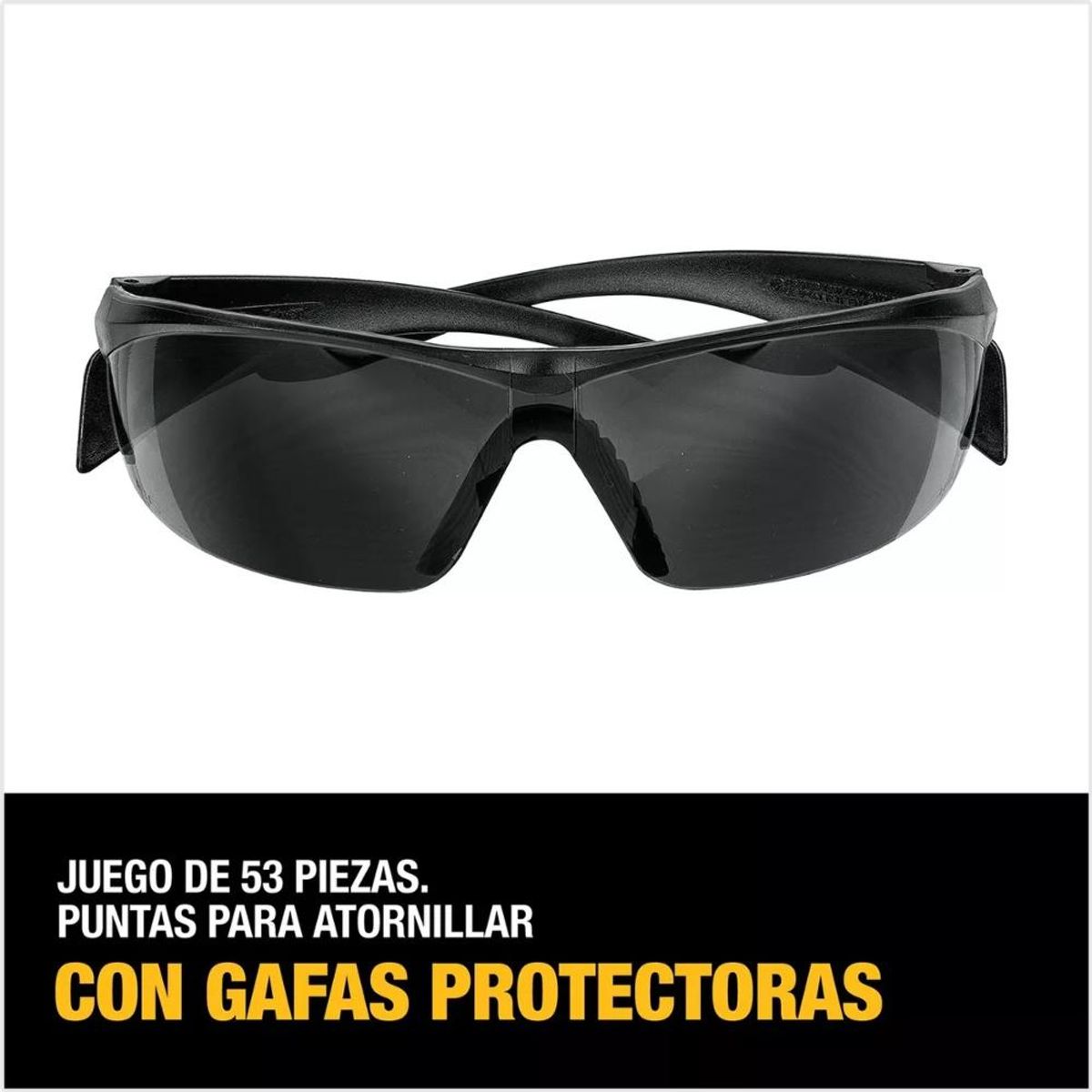 DEWALT - SET DEWALT DT71550-QZ 52 PZAS P-ATORNILLAR +LENTES OSCUROS