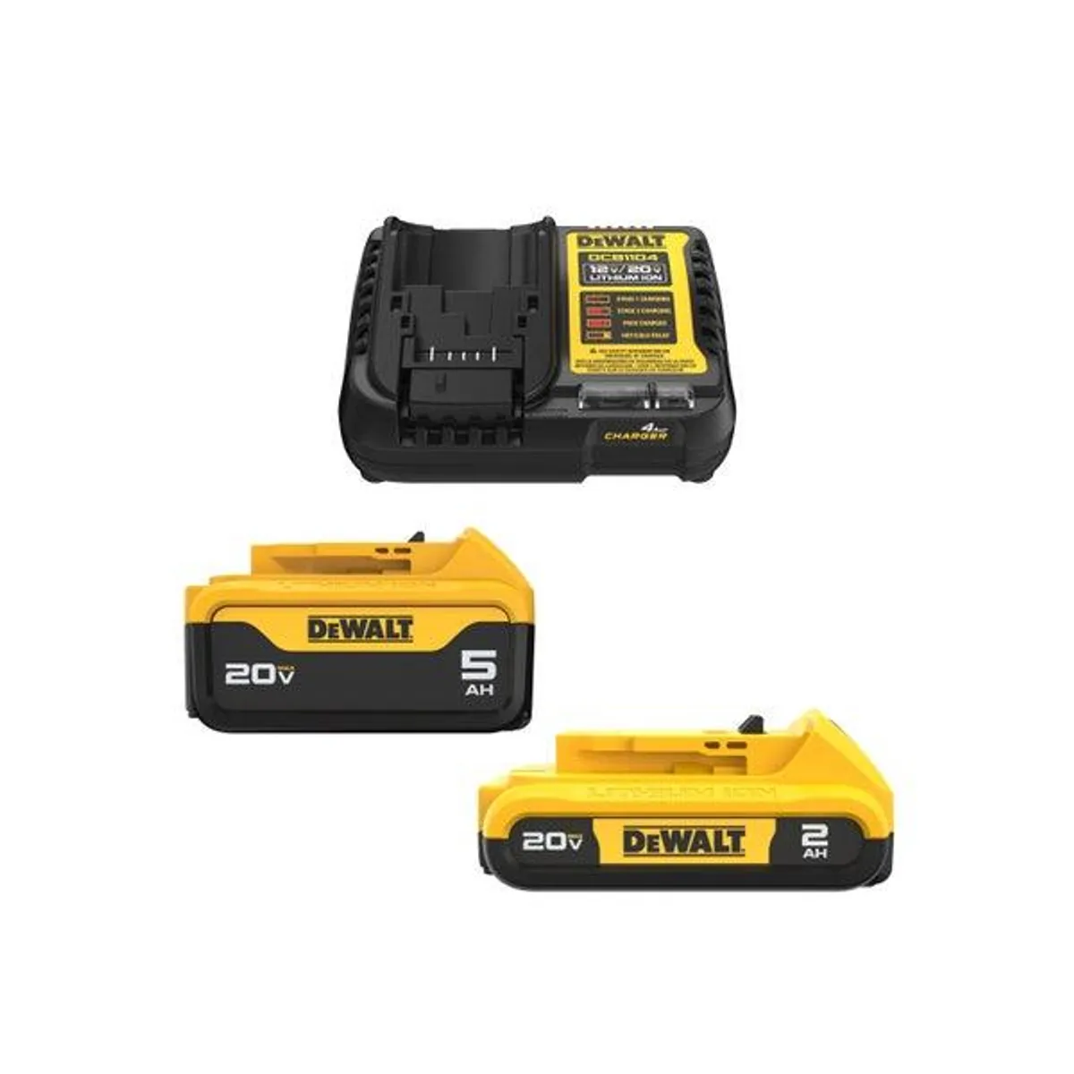 DEWALT - STARTER DEWALT 1BAT 20AH+1BAT 50AH+CARG DCB225