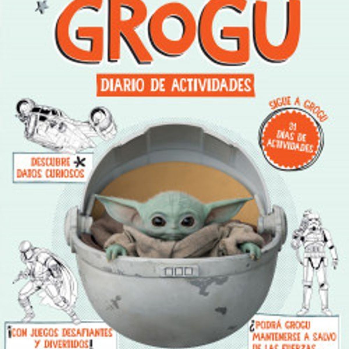 ANTARTICA LIBROS - The Mandalorian Grogu Diario De Actividades