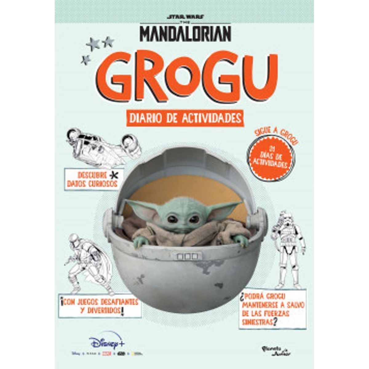 ANTARTICA LIBROS - The Mandalorian Grogu Diario De Actividades