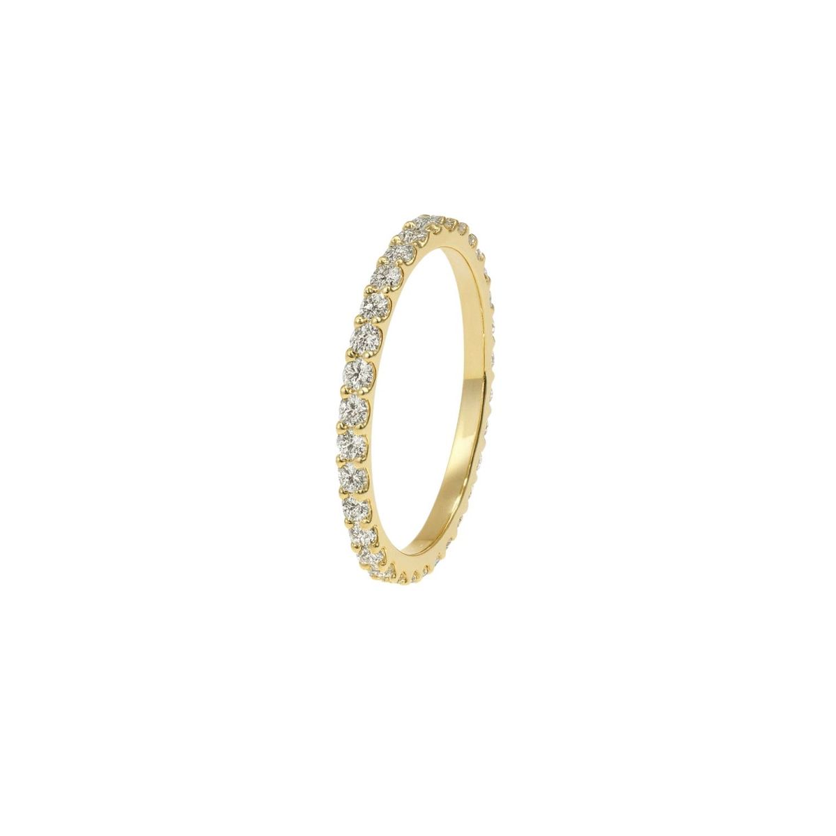 JB JOYAS BARON - Anillo Oro Amarillo 14kt Corona-Circonita
