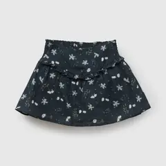 COLLOKY - Falda Niña Algodón Azul