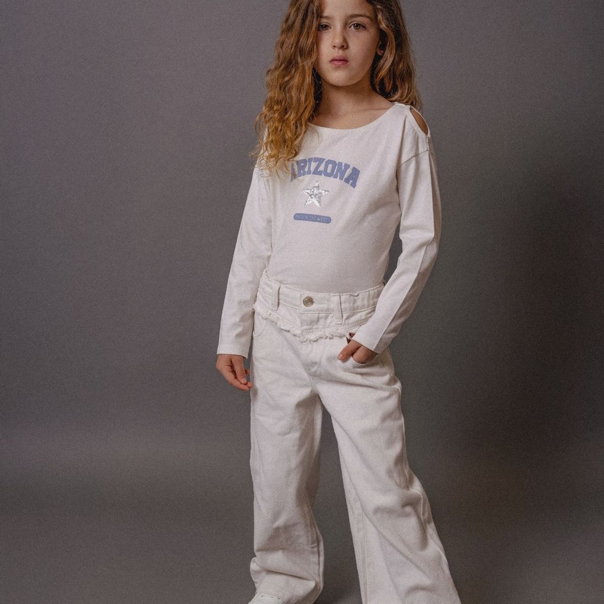 COLLOKY - Pantalón Beige Niña 7505