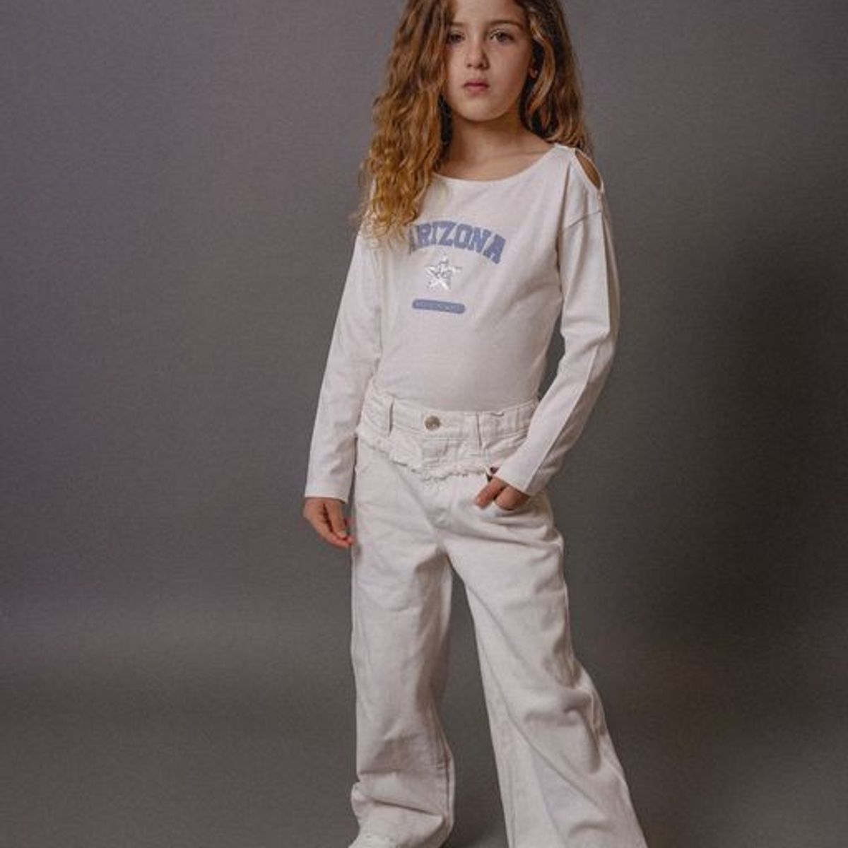 COLLOKY - Pantalón Beige Niña 7505