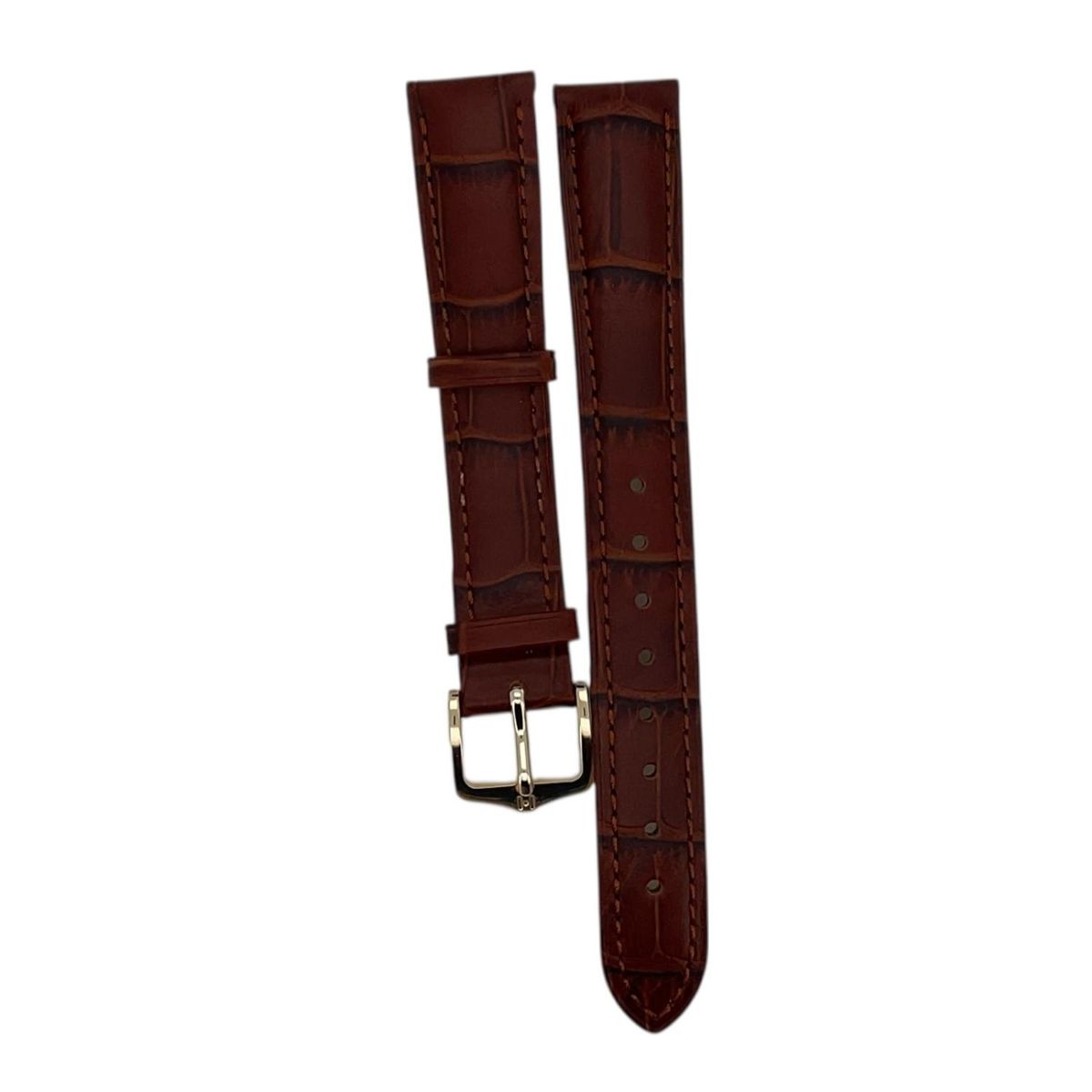 GENERICO - Correa Reloj Hirsch Duke L Hebilla Dorada 16mm