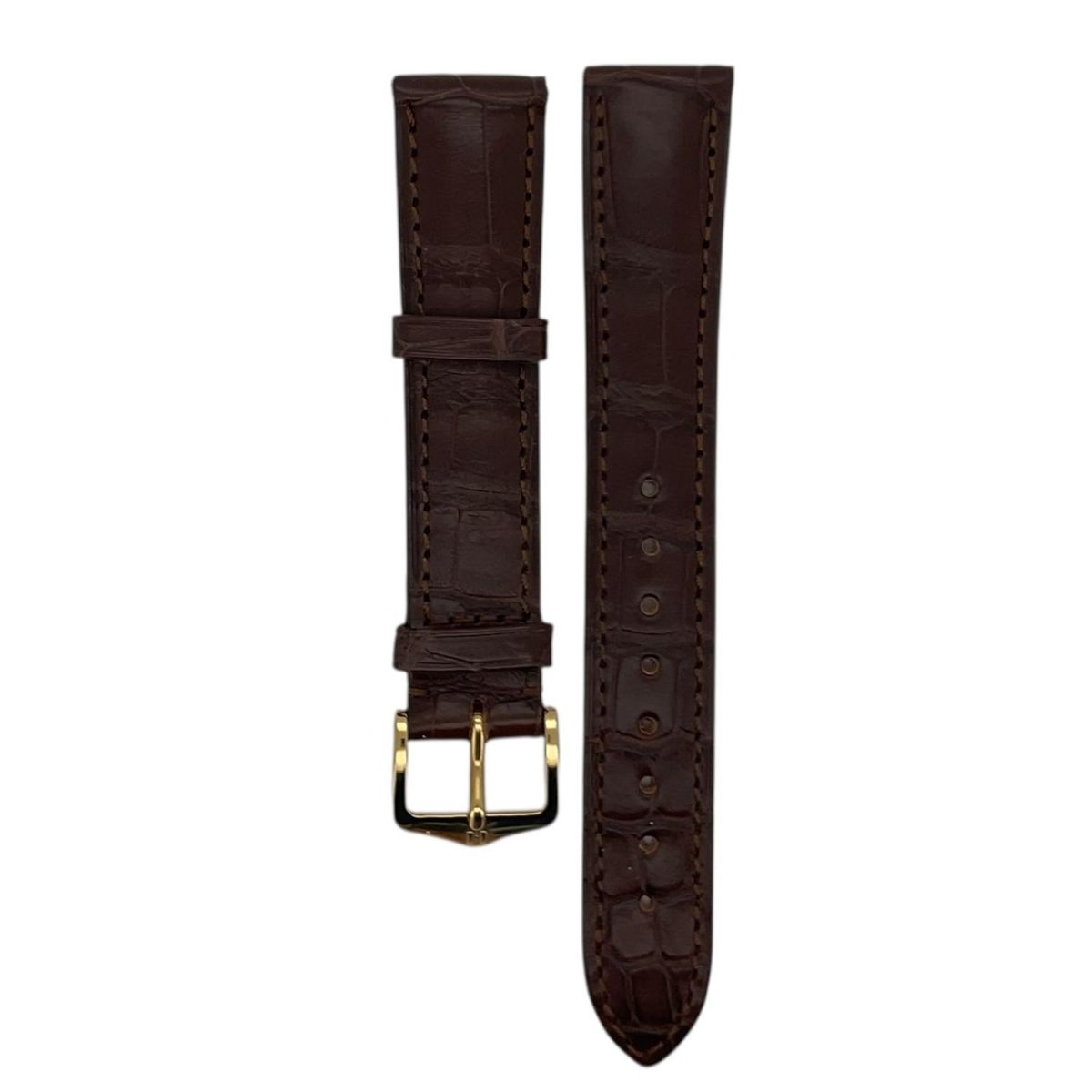 GENERICO - Correa Reloj Hirsch London L Hebilla Dorada 18mm