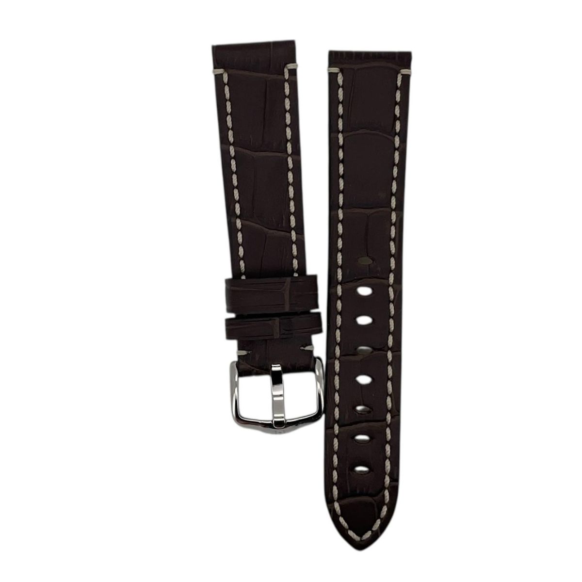 GENERICO - Correa Reloj Hirsch Knight L Hebilla Plateada 24mm