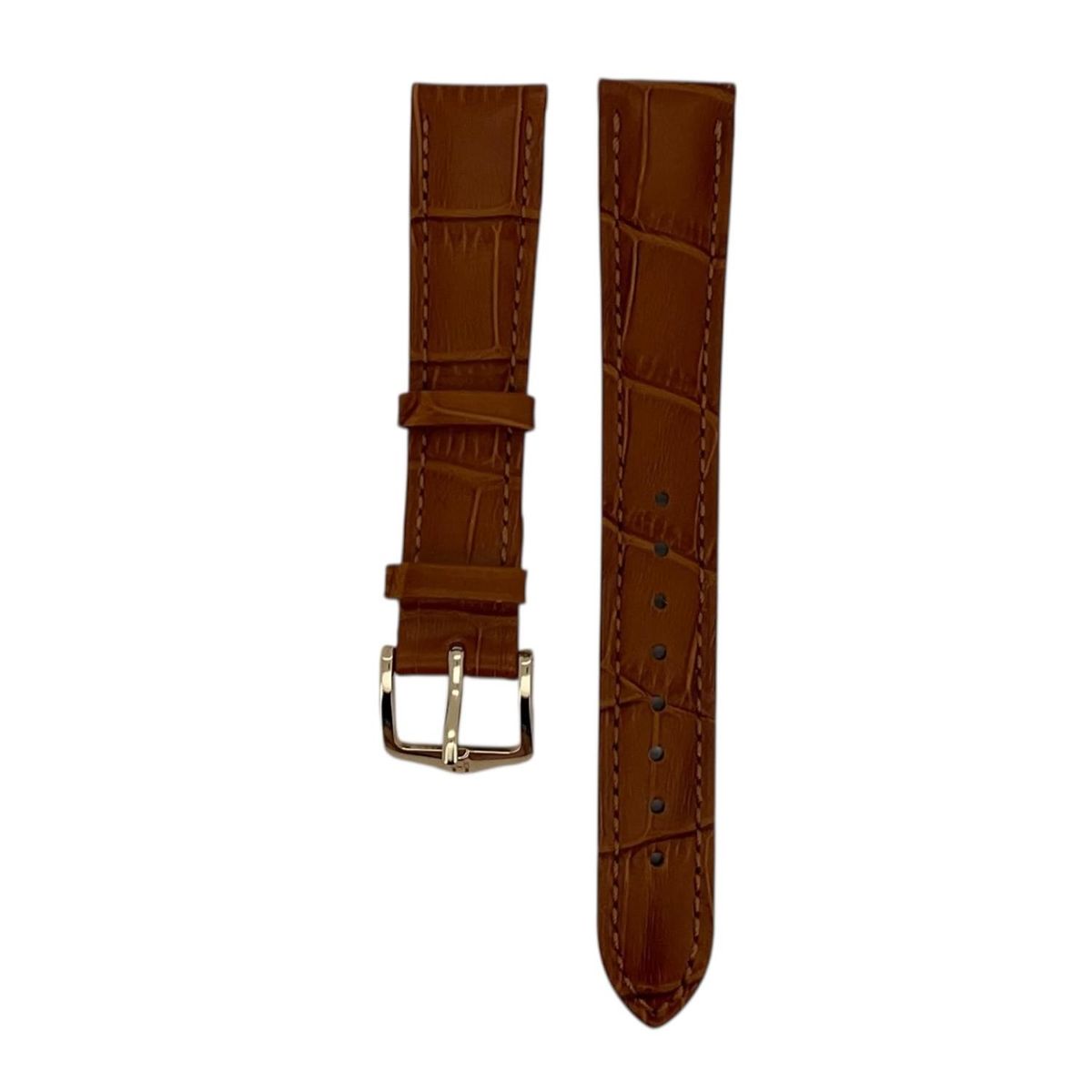 GENERICO - Correa Reloj Hirsch Duke L Hebilla Dorada 16mm