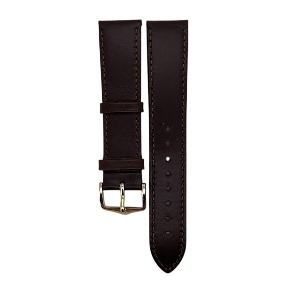 GENERICO - Correa Reloj Hirsch Osiris L Hebilla Dorada 20mm