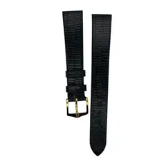 GENERICO - Correa Reloj Hirsch Reptile M Hebilla Dorada 16mm