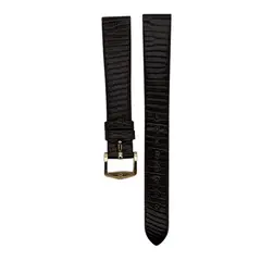 GENERICO - Correa Reloj Hirsch Lizard M Hebilla Dorada 14mm