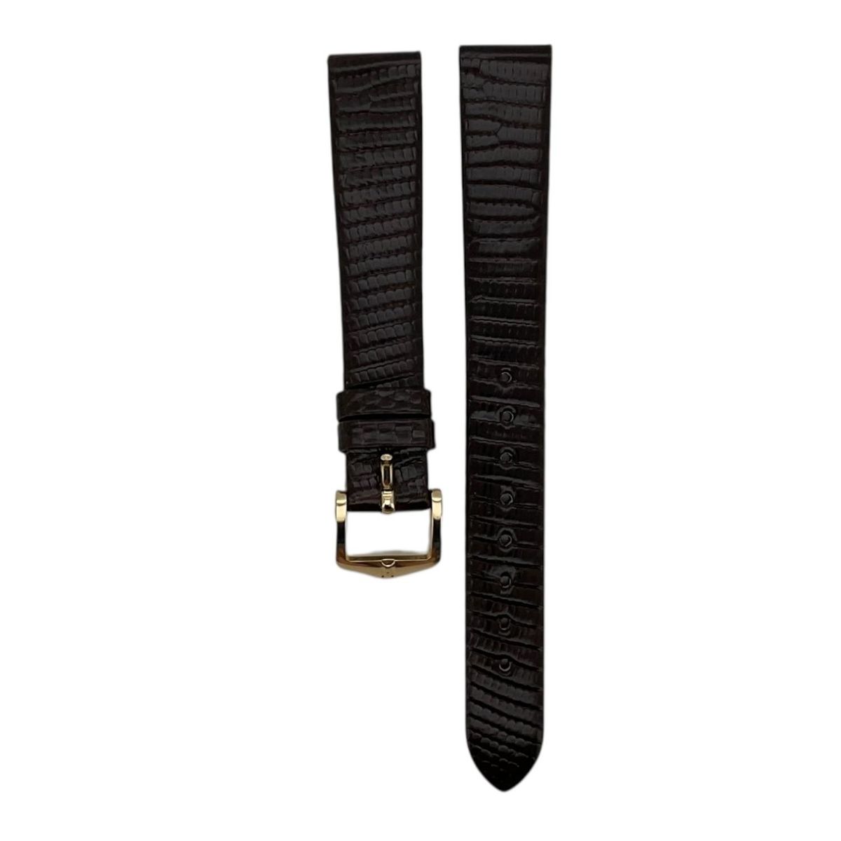 GENERICO - Correa Reloj Hirsch Lizard L Hebilla Dorada 19mm